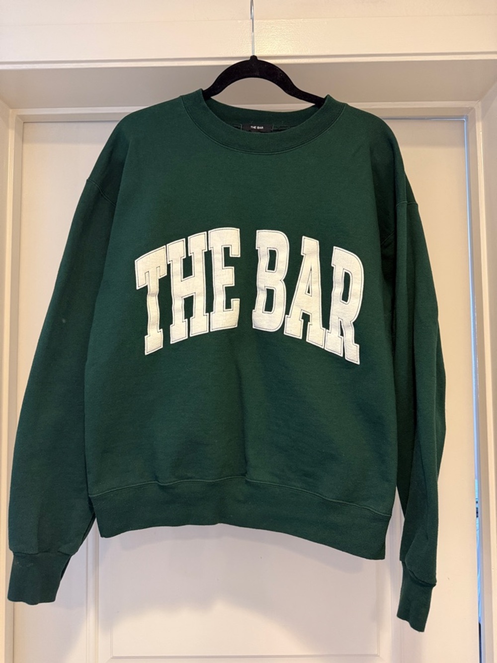 THE BAR Green Crewneck Sweatshirt